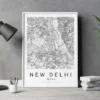 New Delhi - Digital Map - Print - Image 2