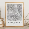 New Delhi - Digital Map - Print - Image 3