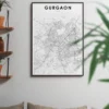 Gurgaon - Digital Map- Print - Image 2