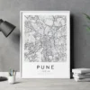 Pune - Digital Map - Print - Image 2