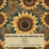 Digital Pattern/ Prints - Sunflower (Repeatable/ Tile)